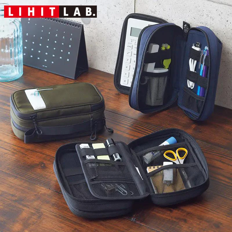 喜利·双层杂物收纳袋数码包大号手包笔袋 s号