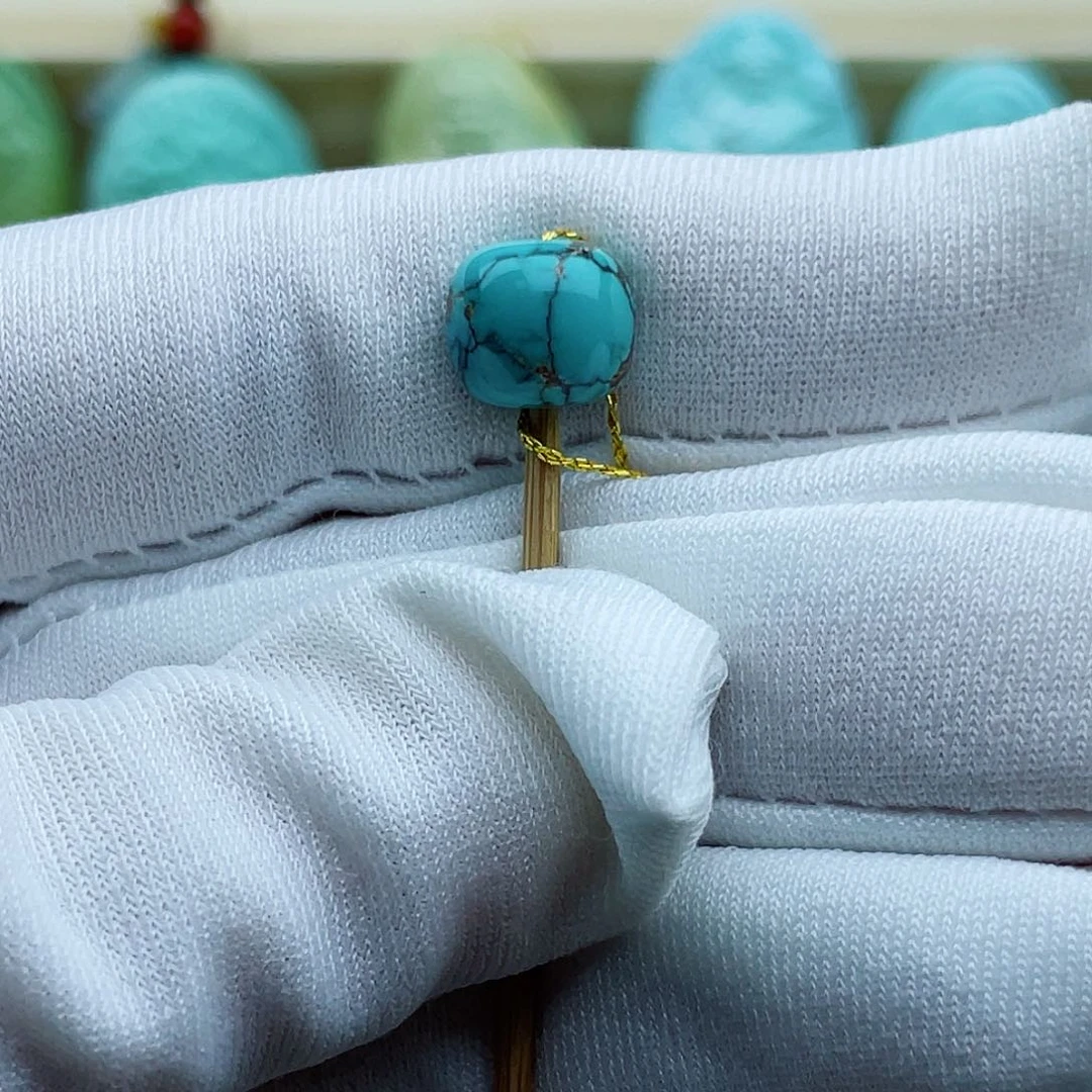 未镶嵌绿松石珠宝半成品