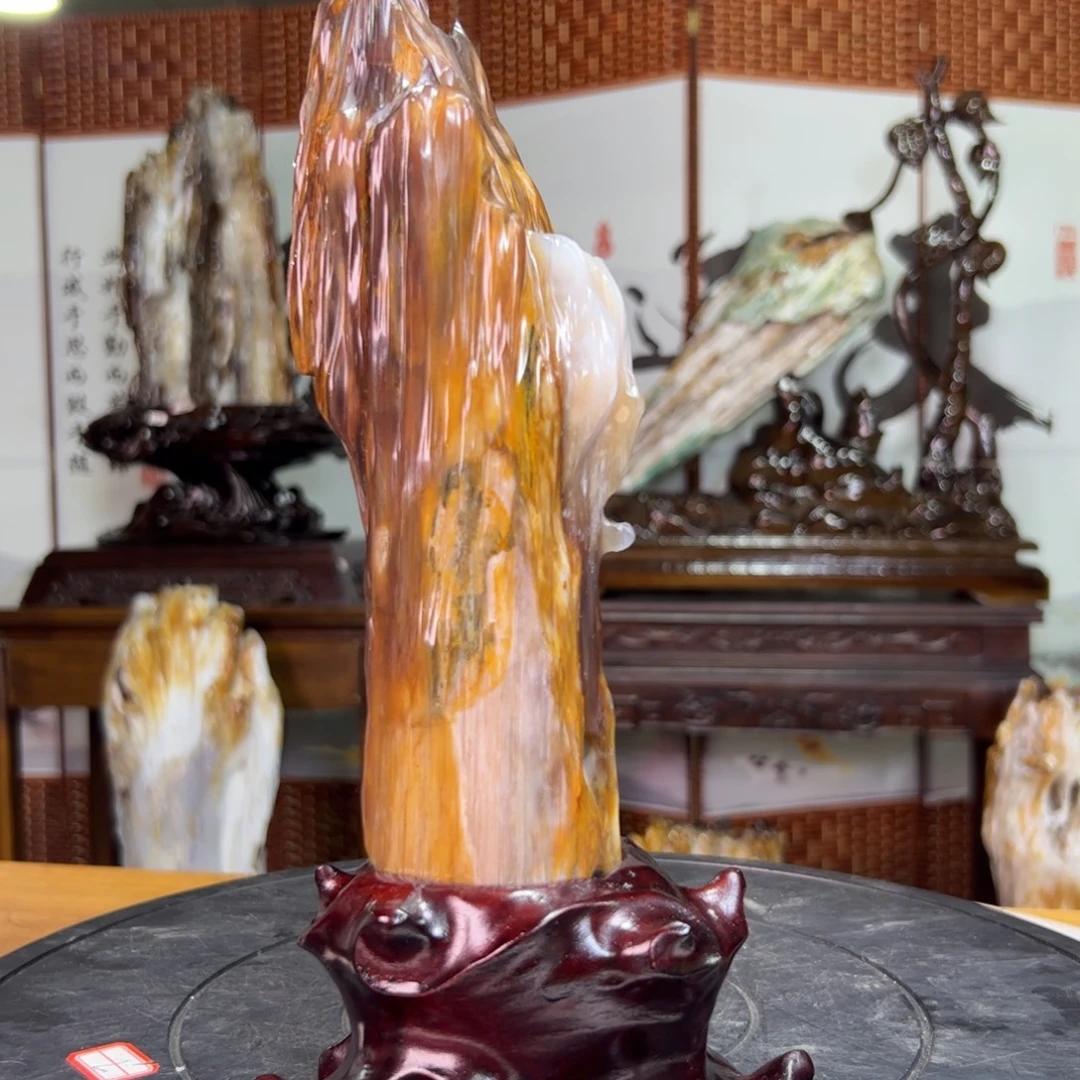 硅化玉未镶嵌珠宝奇石