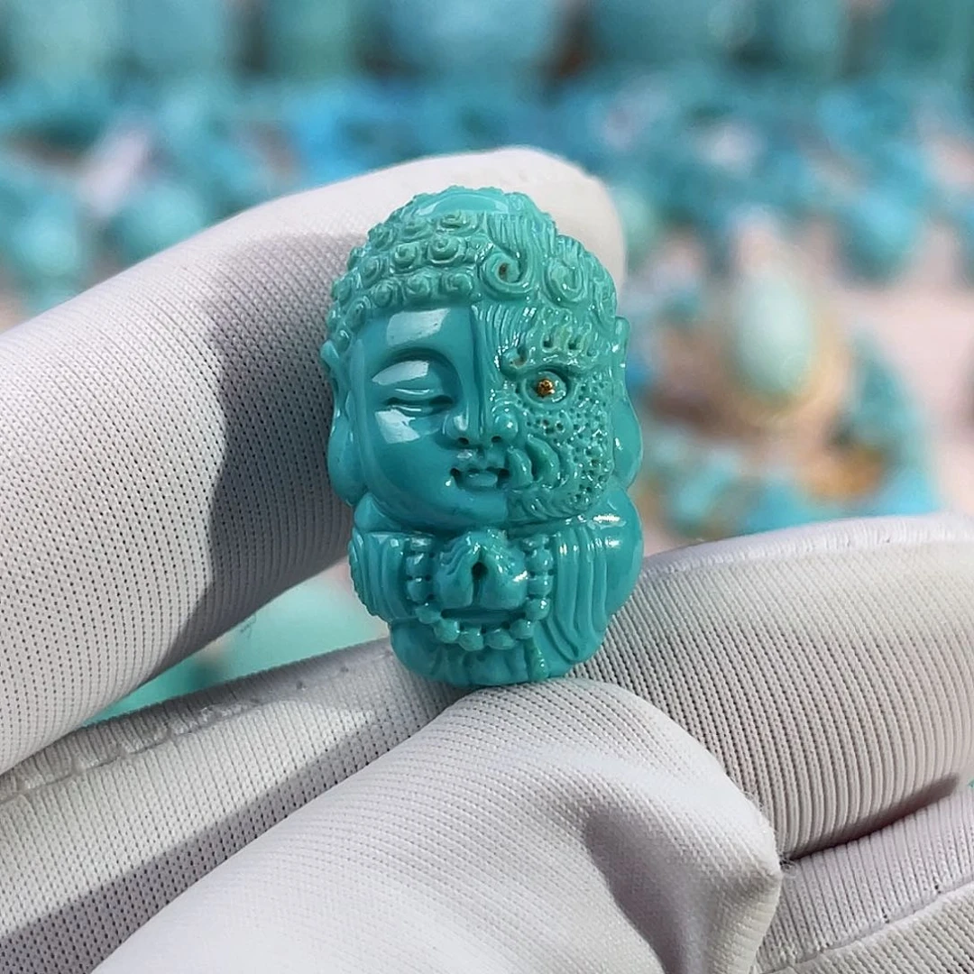 绿松石珠宝奇石未镶嵌