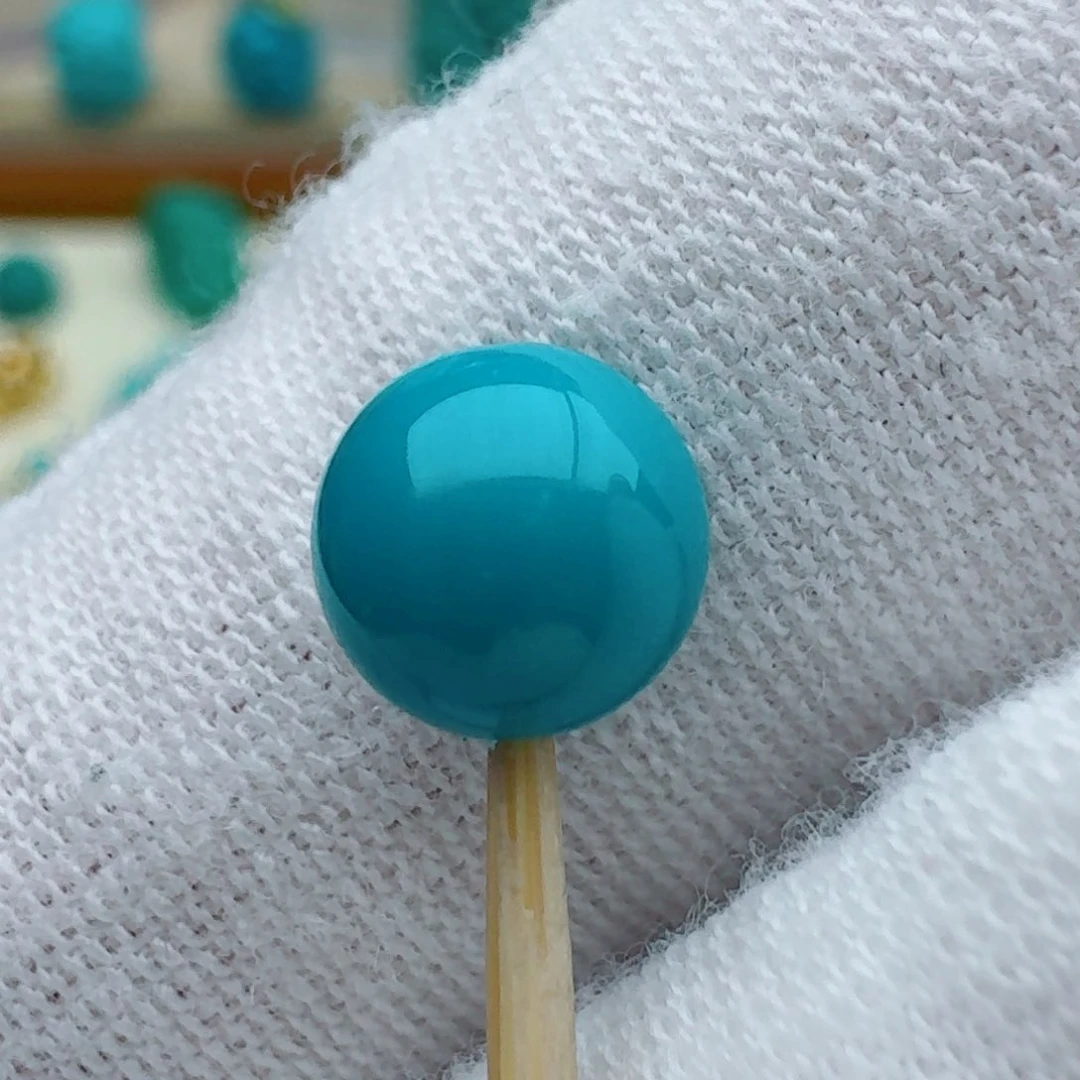 绿松石未镶嵌圆珠7.2