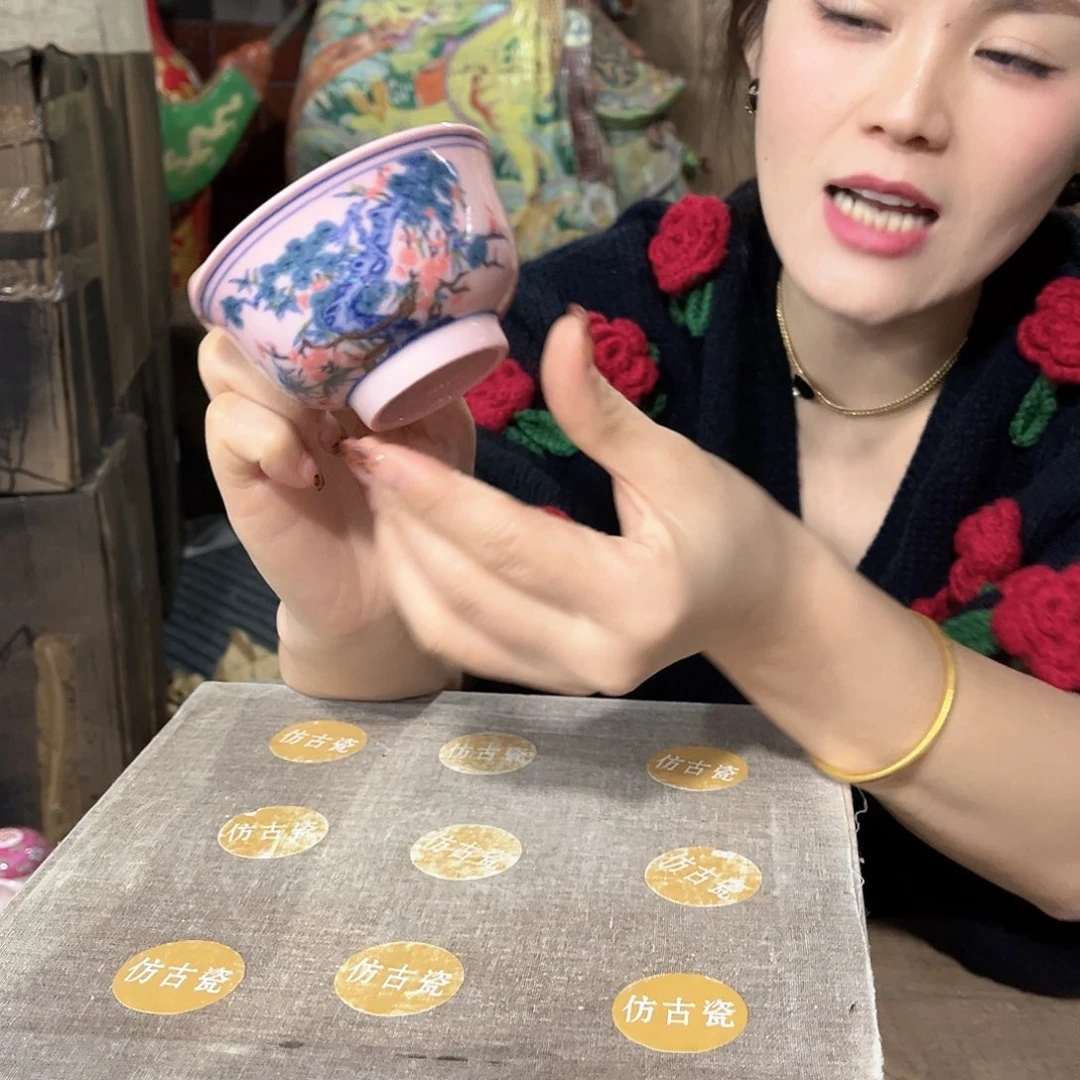 摆件//////景德镇陶瓷瓷器。杯。