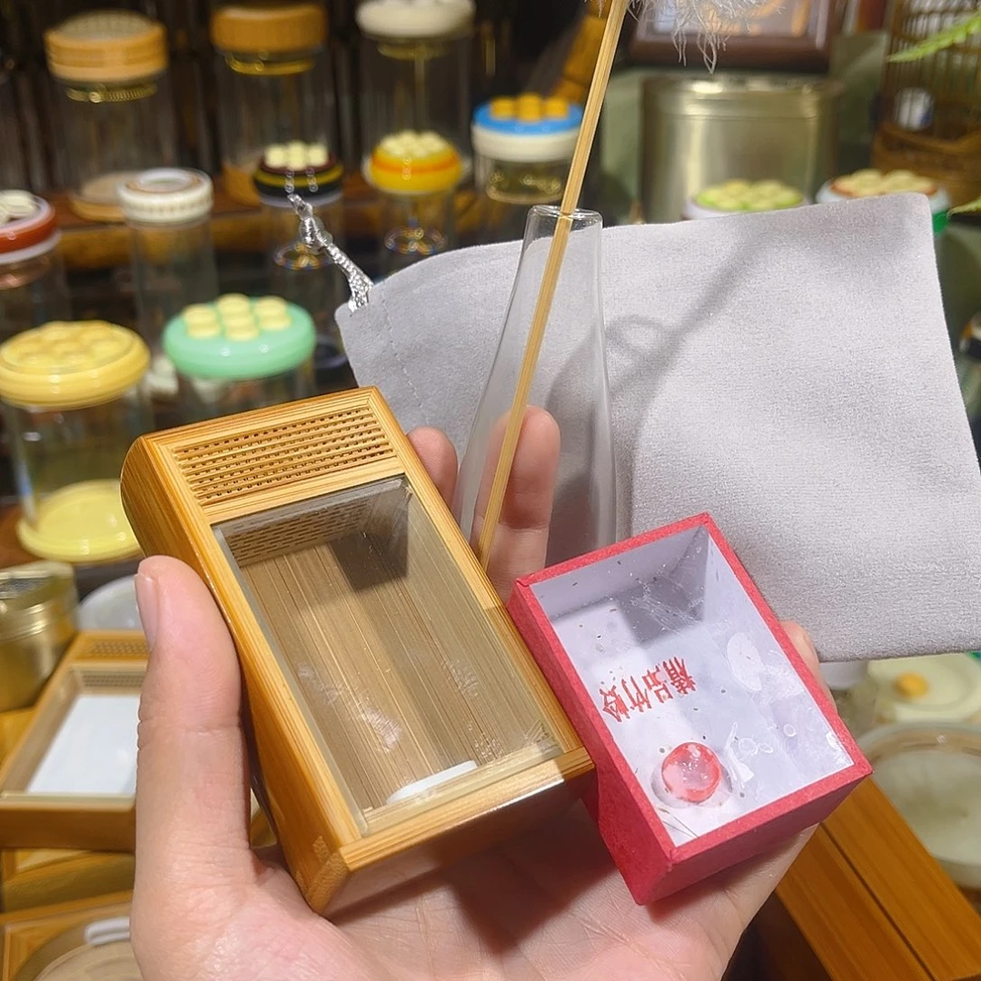 蟋蟀老竹竹蛉盒+竹蛉+过虫器+布套