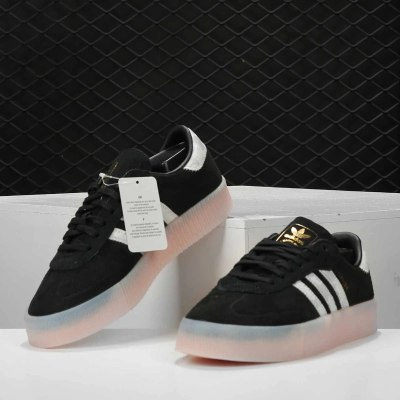 (直播断码专属)正品Adidas阿迪达斯三叶草女子厚底经典板鞋EE4678