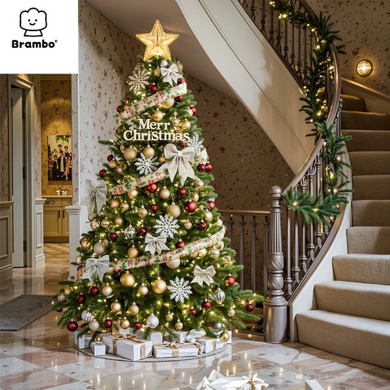 2025新款圣诞树家用加密套餐圣诞装饰品1.5/1.8米圣诞节装饰摆件