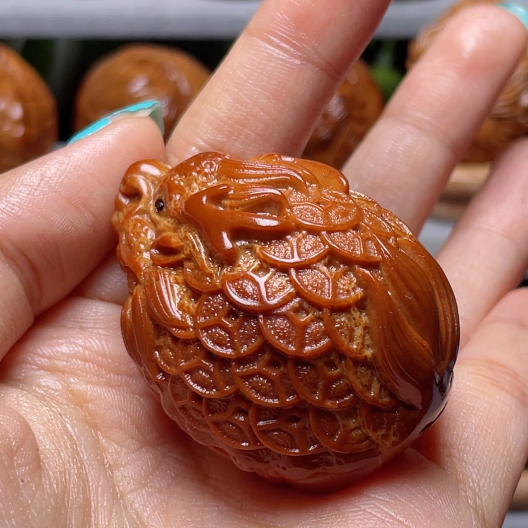 吊坠橄榄核金币龙龟手单子3.7