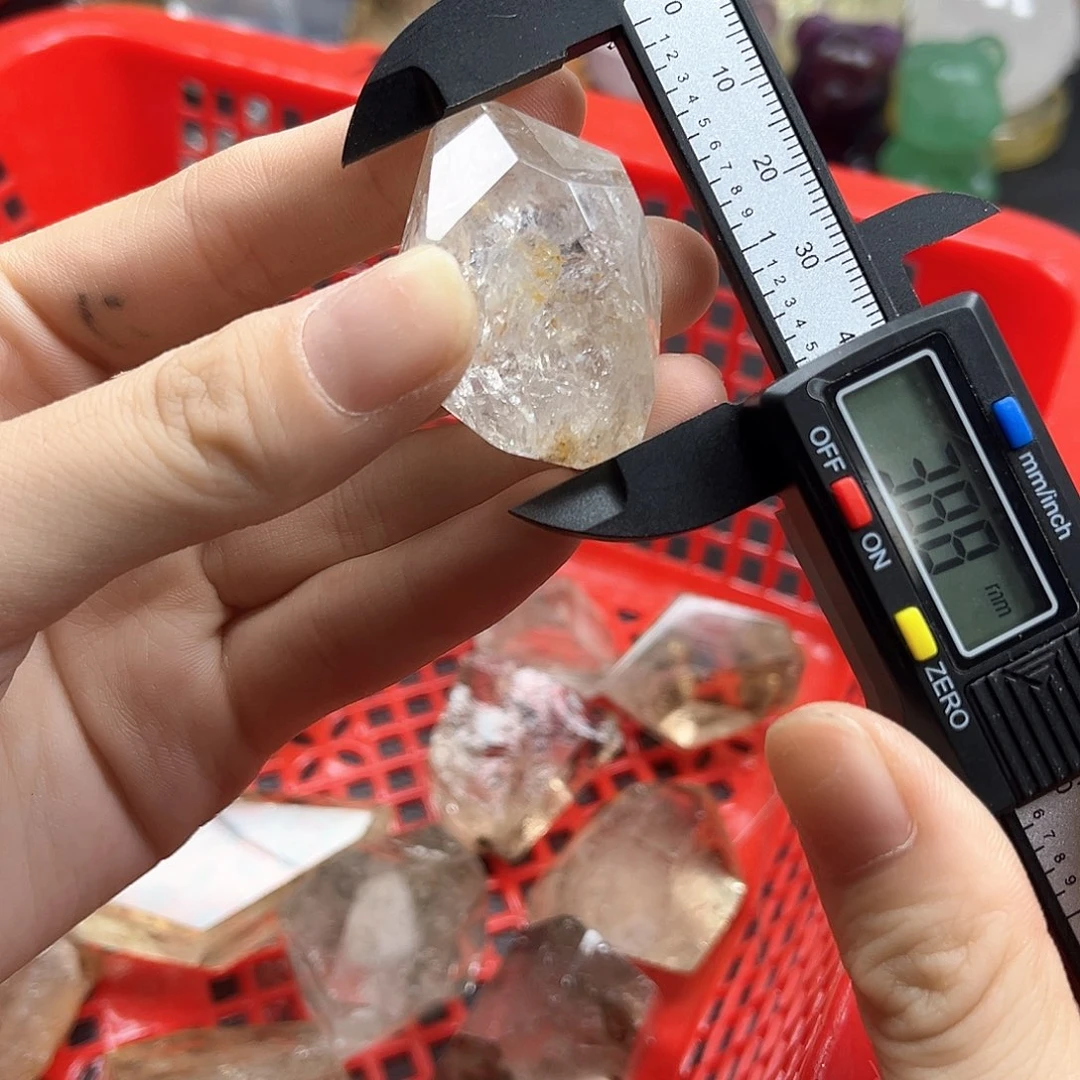 珠宝半成品紫晶未镶嵌243水晶石