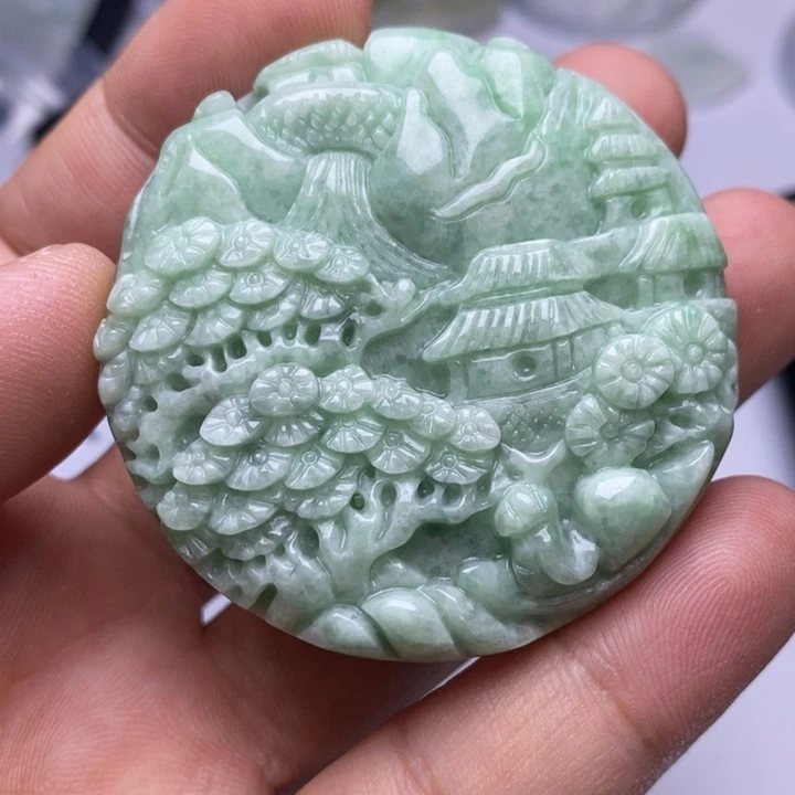 颈饰未镶嵌翡翠翡翠