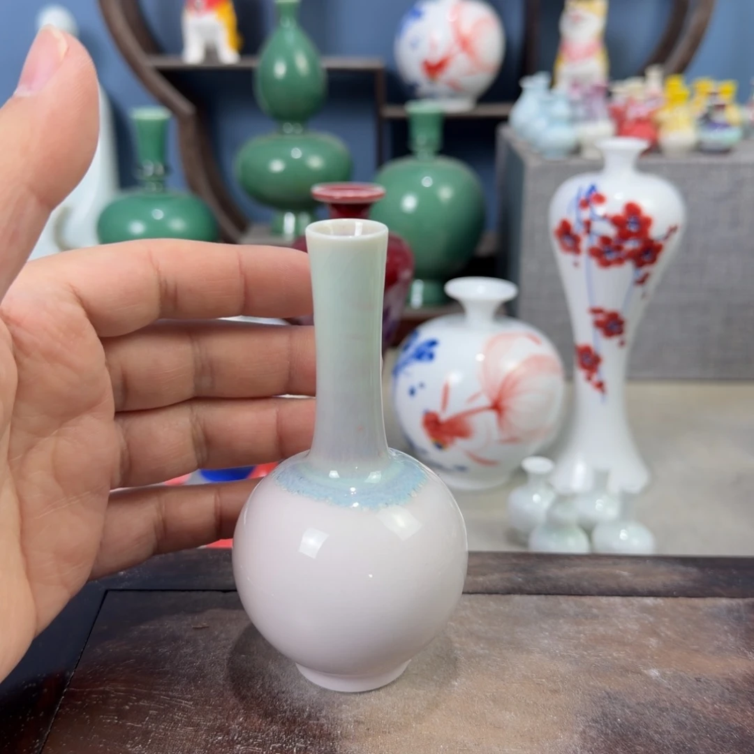 陶瓷手工小花器摆件