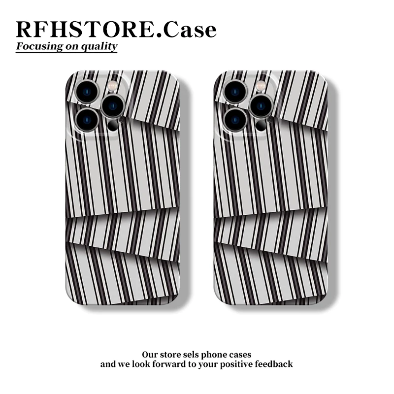 适用iphone16/15promax/14/13/12菲林手机壳78保护套X不规则线条