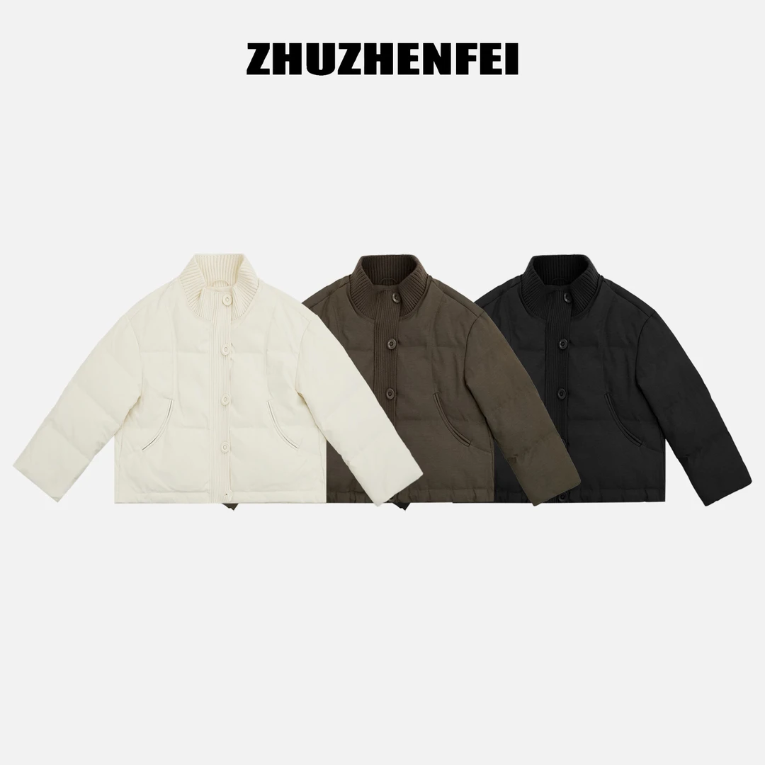 ZHUZHENFEI 【柏林之夜】冬季保暖短款羽绒服-Z354264