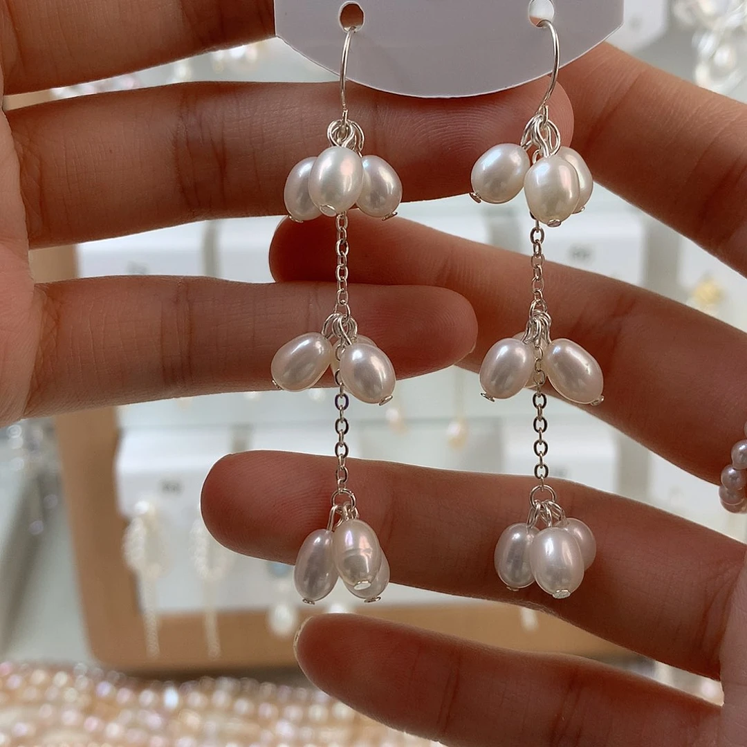 未镶嵌耳饰淡水珍珠