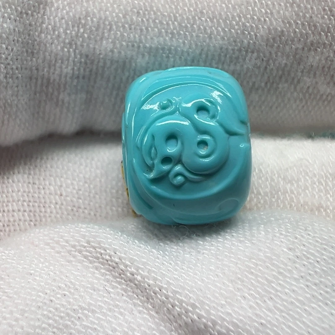 绿松石未镶嵌配饰11.8×9.1