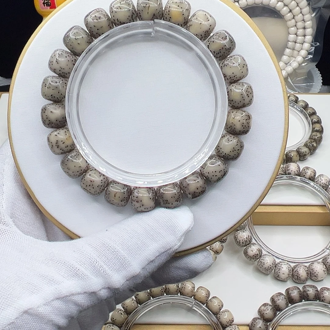 手串星月菩提全玉化冰糖10.5✖️9.5侧留白针尖星