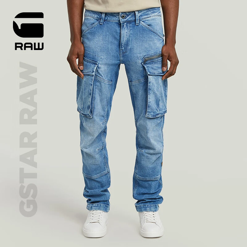 G-STAR RAW25夏新款锥形Rovic3D牛仔裤收脚低腰男士11.5盎舒适长