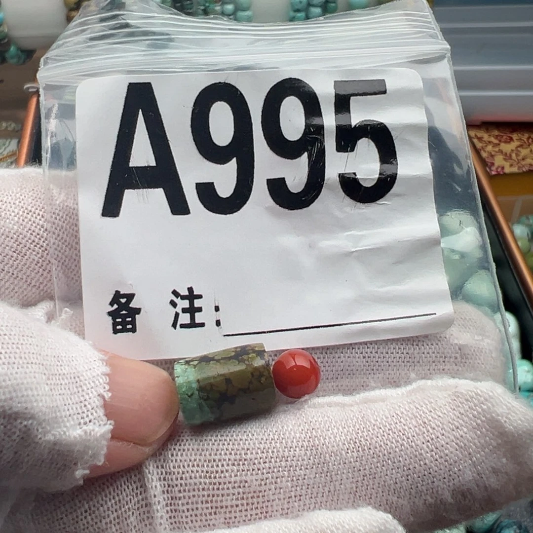 未镶嵌卡8.7桶珠南红玛瑙