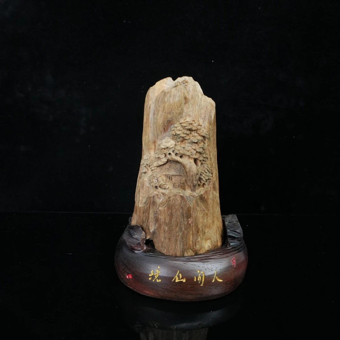 A6601 马泥涝沉香土沉老料人间仙境  96.2g/含336.1g