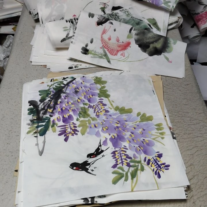 才***吉国画国画花鸟花鸟国画