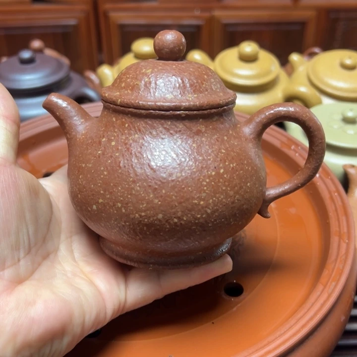 我***叔茶杯紫砂宜兴原矿龙血砂