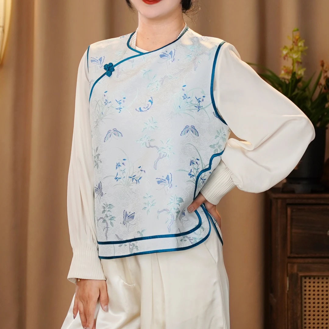 〘芷蘭庭〙新中式国风女装兰桂齐芳如意国风马甲
