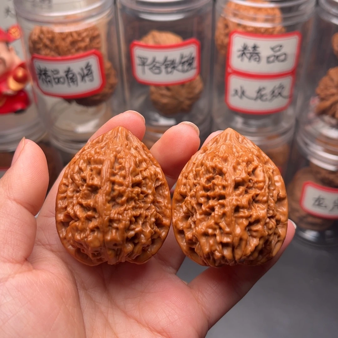 文玩核桃把件41三角桩凤凰台