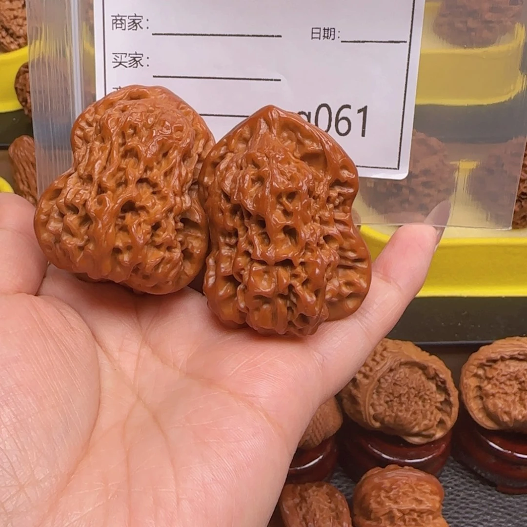 猴头核桃把件A**康文玩