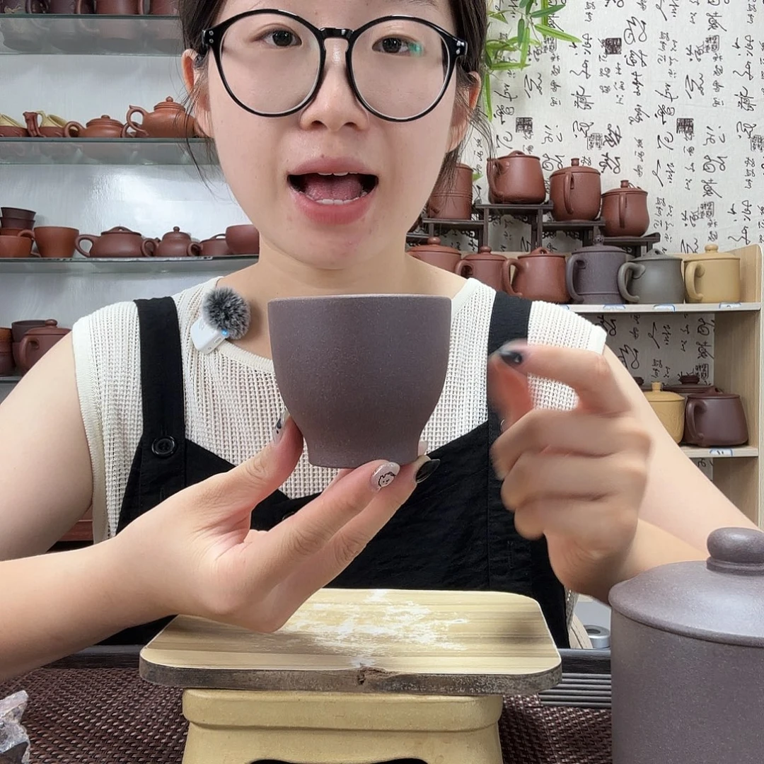 茶壶紫砂原矿鲨皮青主人杯一个150CC左右没礼盒