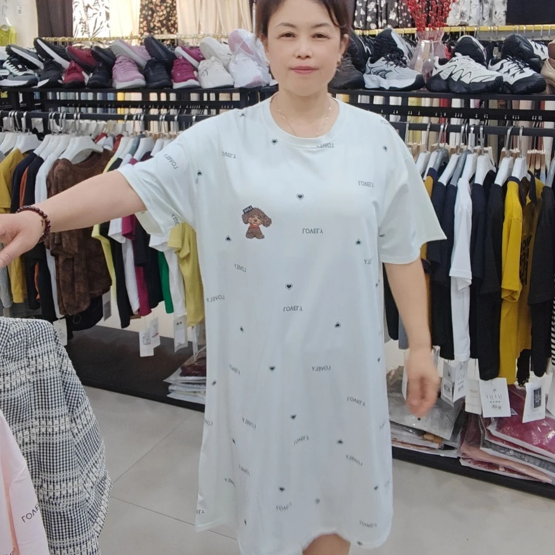 春夏新款薄款纯棉家居服，胖瘦好穿，不起球不变形