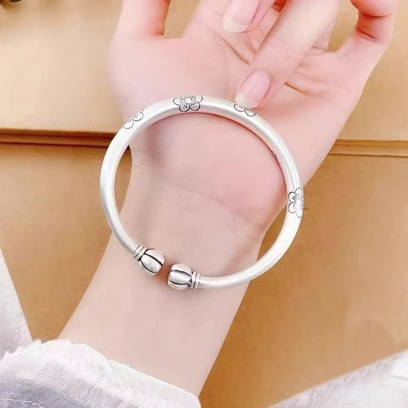 银饰精品实心手镯 口   061号