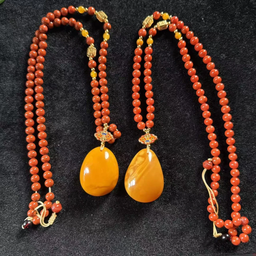 【玉经纶】211157/HQ138-蜜蜡吊坠-多样性发其一