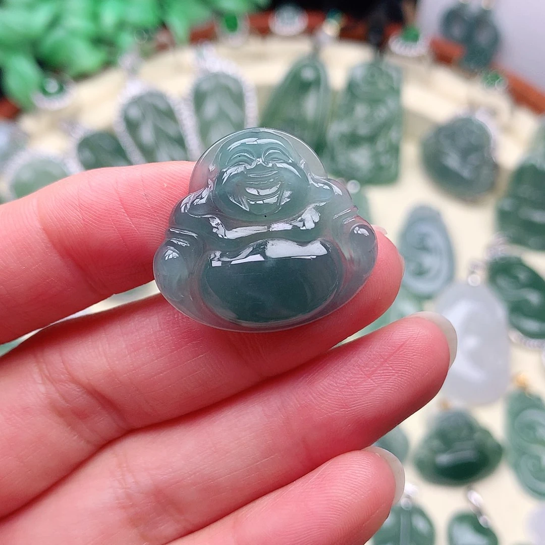 翡翠未镶嵌颈饰吊坠