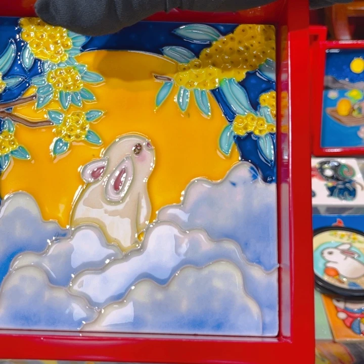 瓷片瓷板画艺术作品