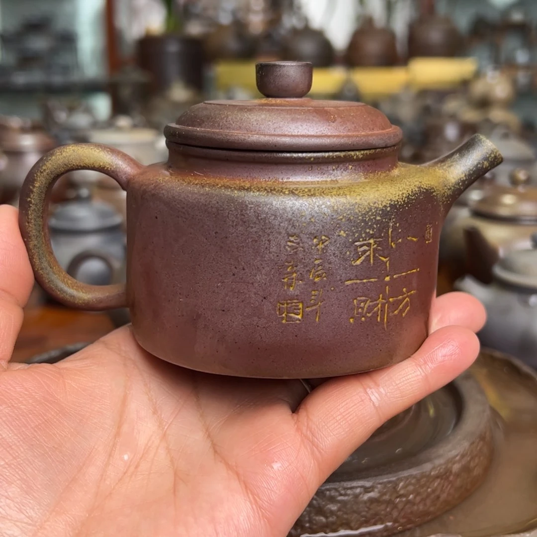 贵台龙窑柴烧茶壶115物*