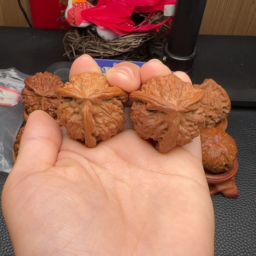把件文玩核桃秦闷三棱 全品 34尺寸