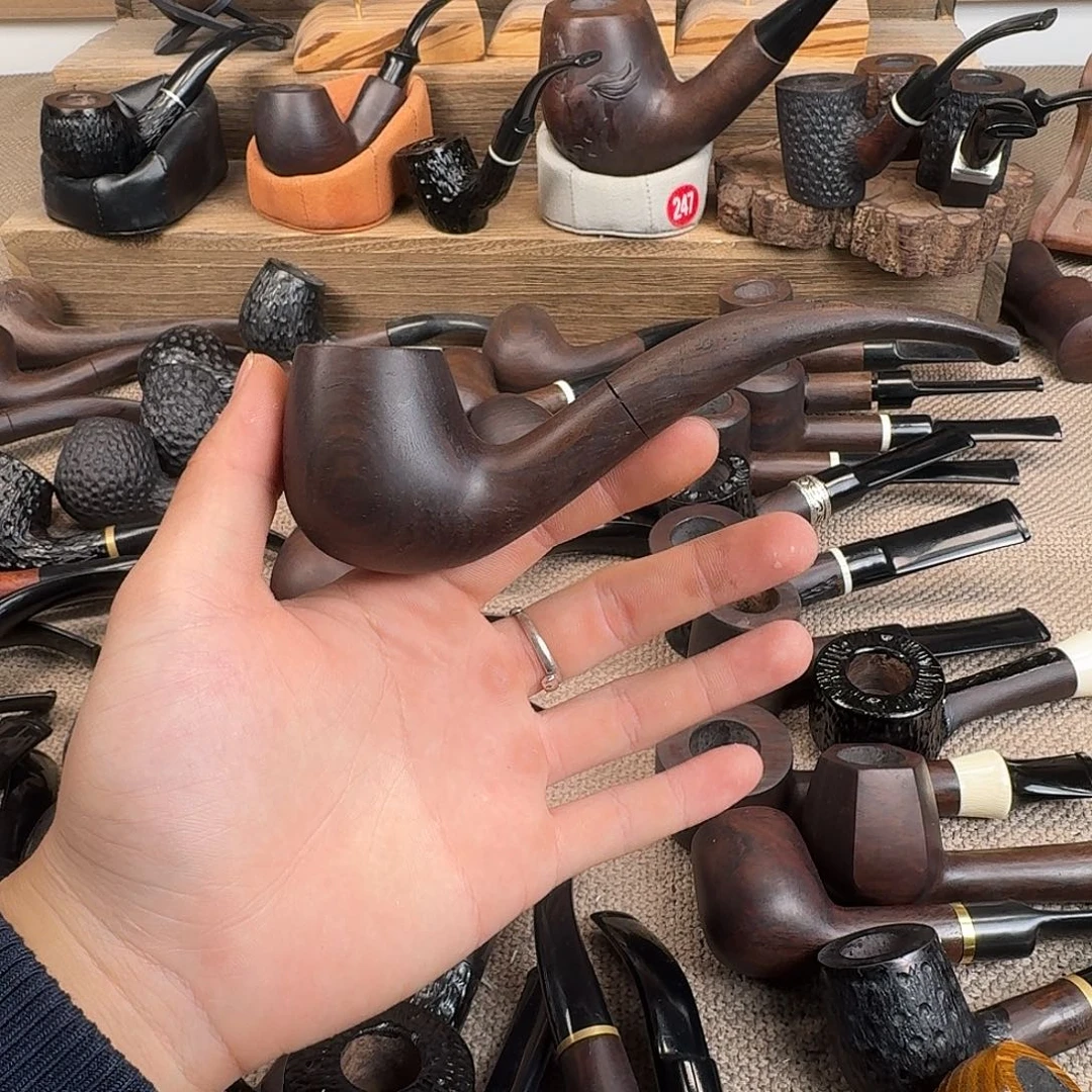 用***9黑檀木黑檀木手工烟斗