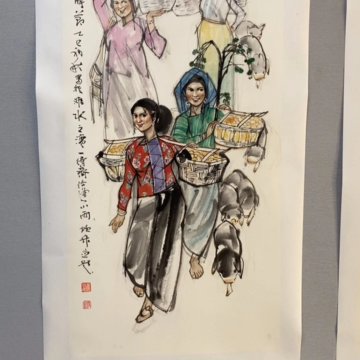 国画亲笔手绘原创