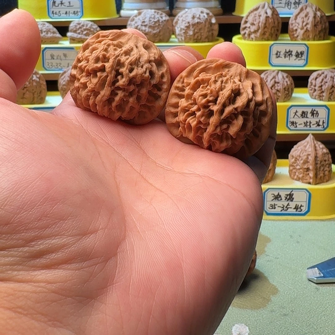 吊坠文玩核桃秦闷40全品