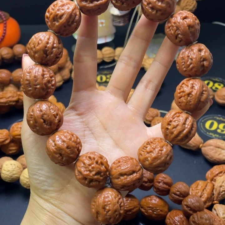 真***待手串文玩核桃粗筋