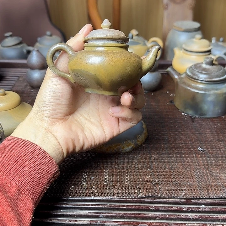 茶壶紫砂坭兴陶柴烧