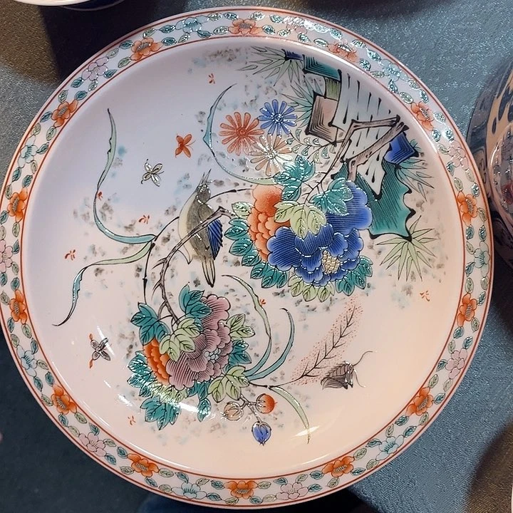 摆件陶7.5寸红稀土和凤花鸟壶承