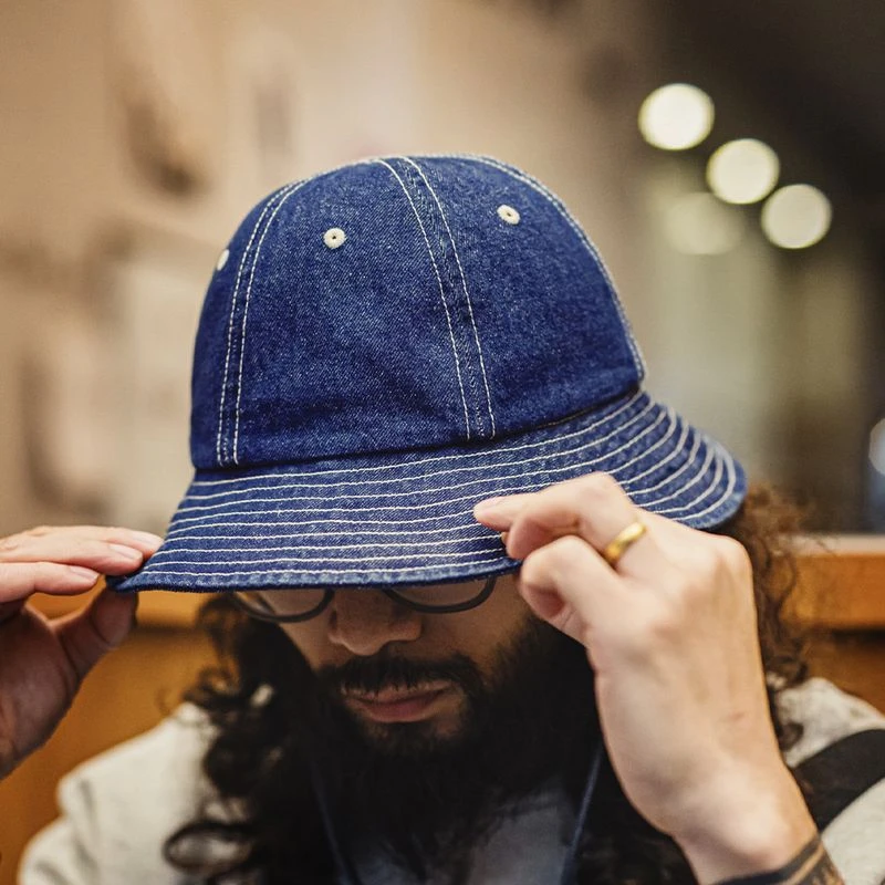 丹宁牛仔渔夫帽