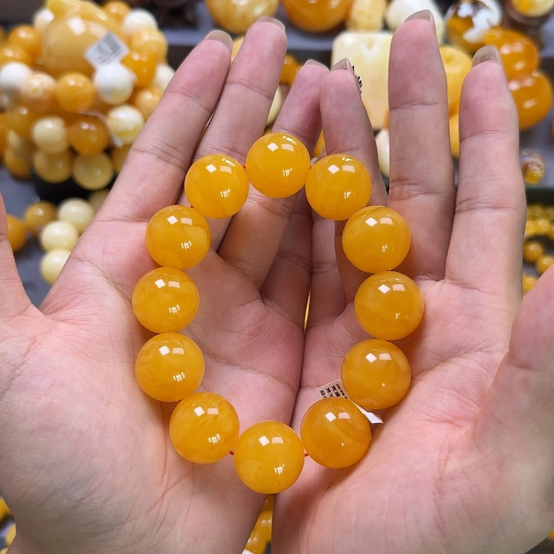 未镶嵌蜜蜡珠宝奇石同料20mm