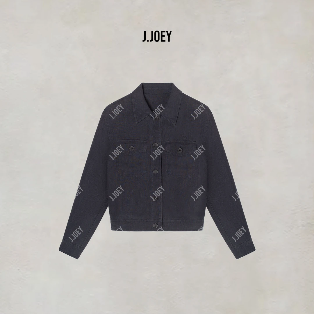 J.JOEY “100汉麻”新款时尚简约复古长袖衬衫 0847