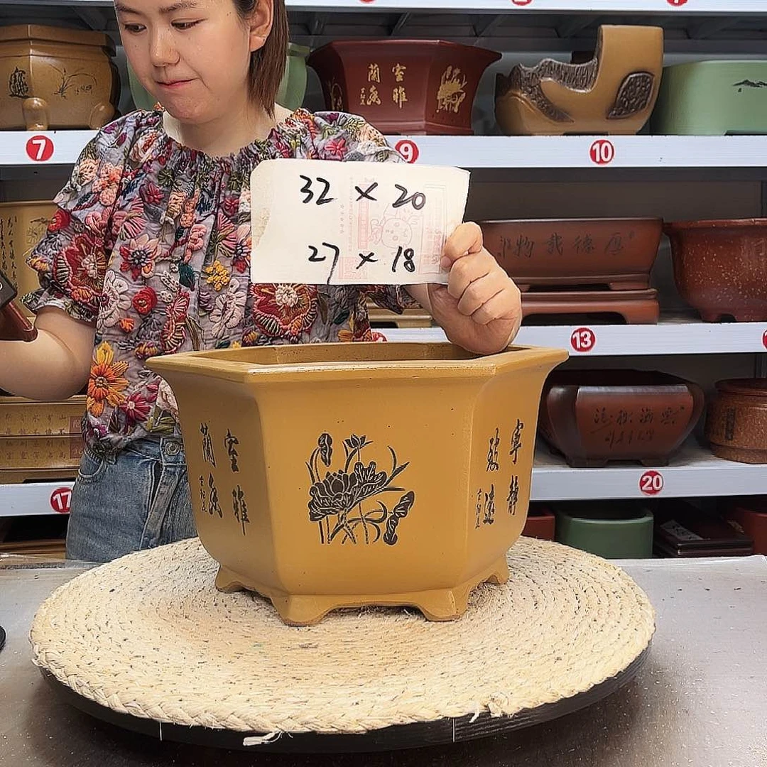 紫砂花盆紫砂花盆