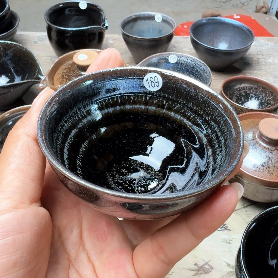茶盏义兴龙窑建盏189微瑕