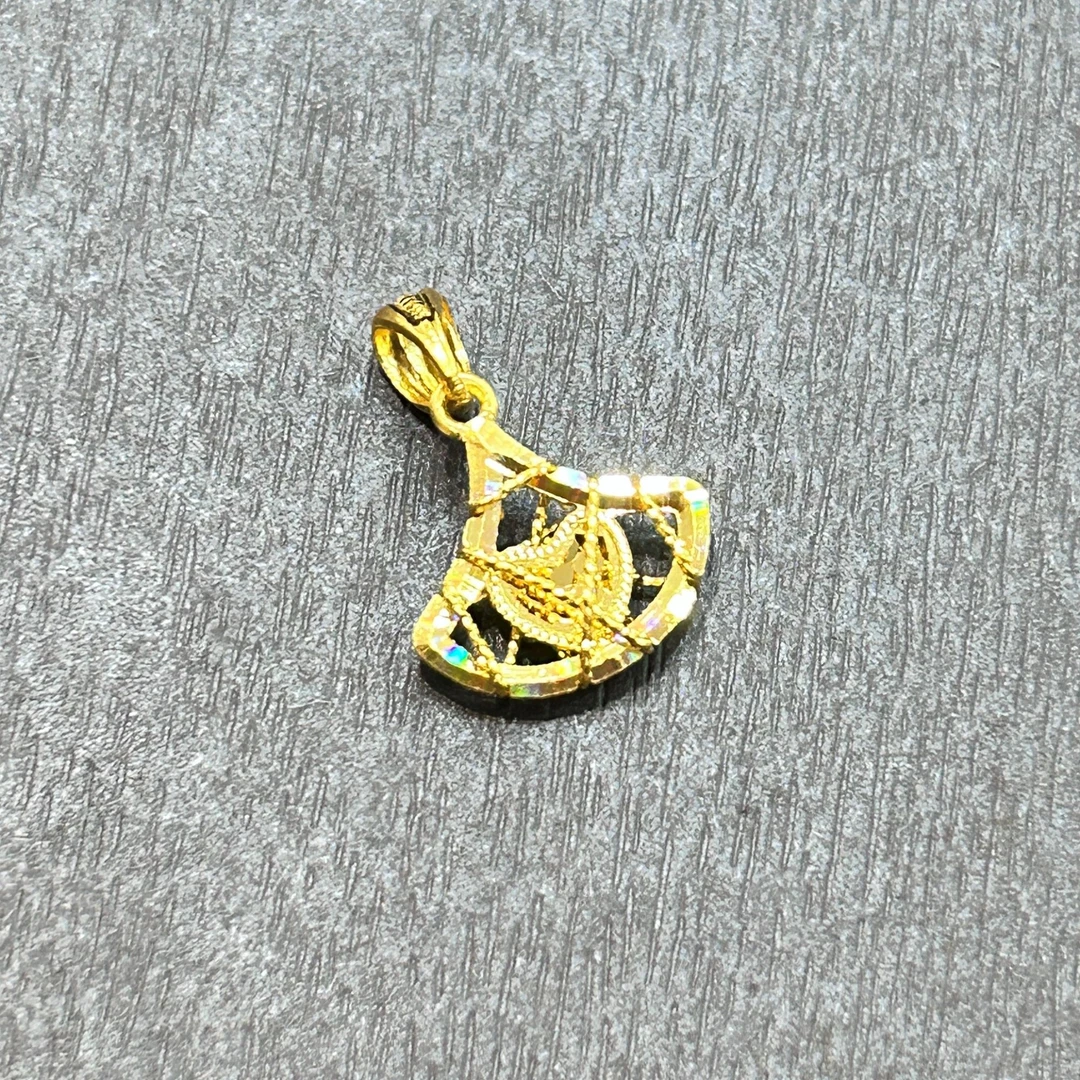 【销冠专享】足金999投资金攒黄金小扇子爱心ZBHJD1556克重多退少补