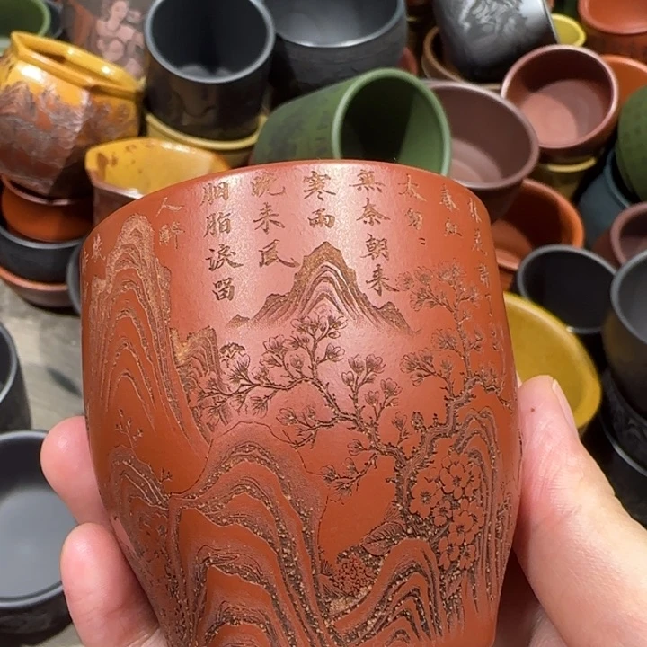 茶杯紫砂全手工紫砂