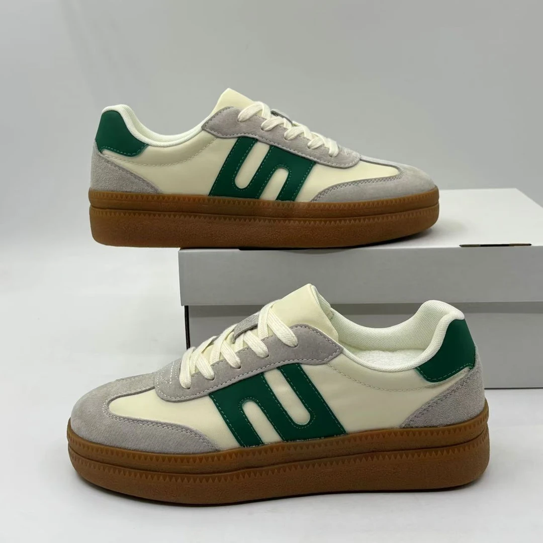 【运动鞋尺码，正码正拍】【断码浮力】女士高品质德训鞋 灰绿（0200）