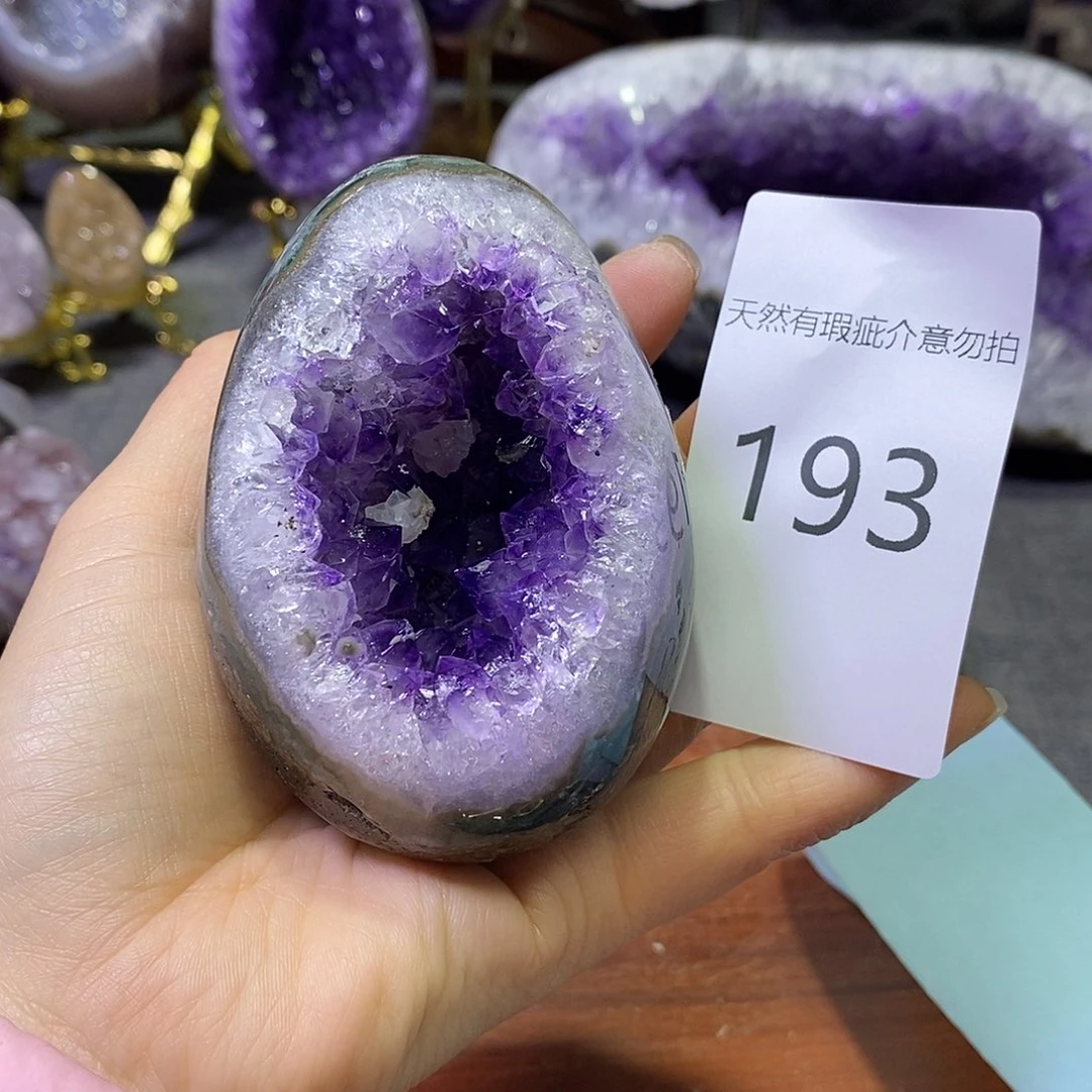 珠宝半成品紫晶未镶嵌