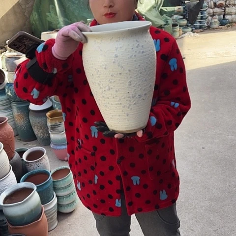 口20高31瑕疵盆子。